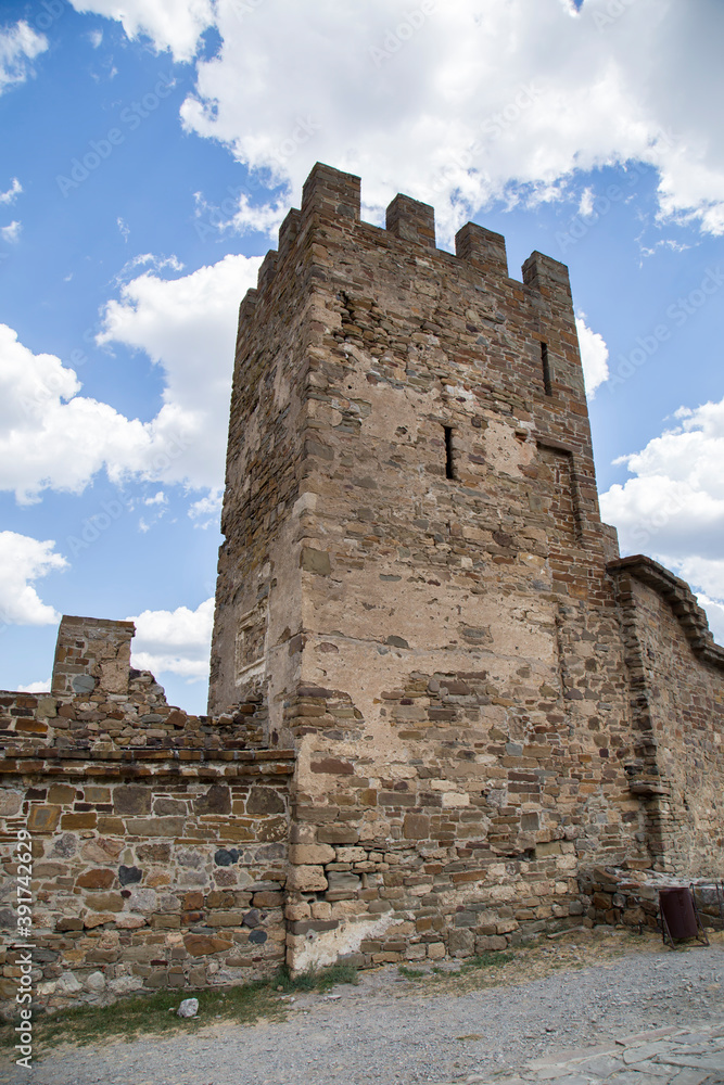 castle on the rocky mountain