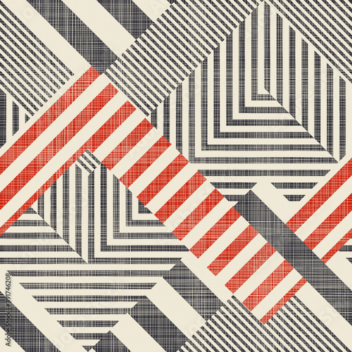 Abstract seamless striped g...