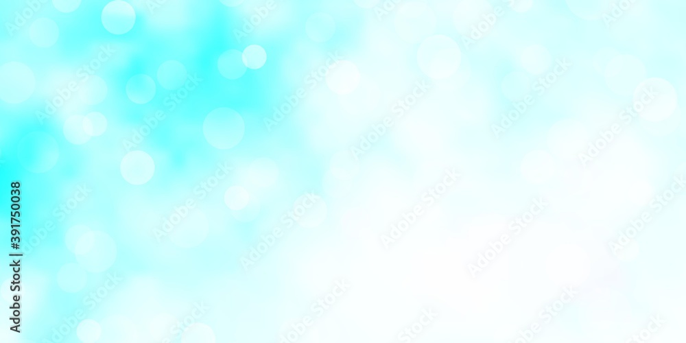 Light BLUE vector pattern with circles.