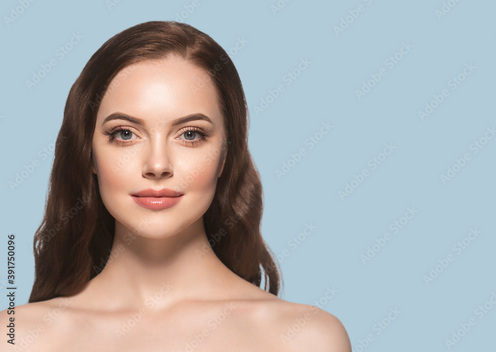 Beautiful healthy skin woman natural make up Beautiful healthy skin woman natural make up