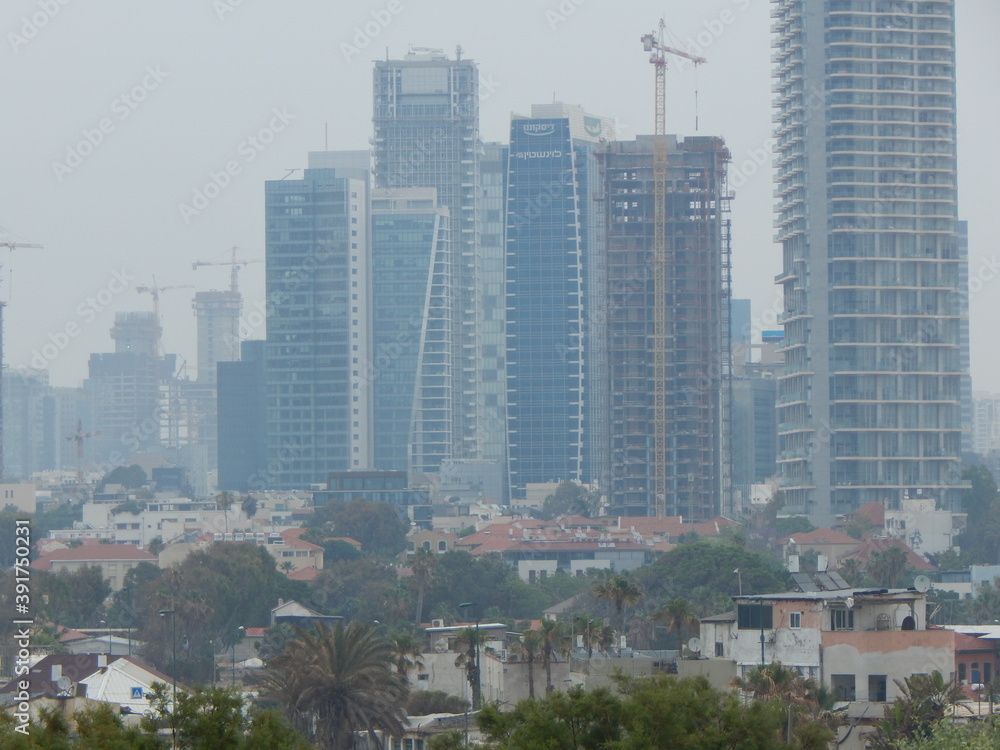 Fototapeta premium view of the city