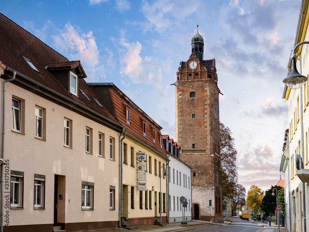 Fototapeta premium Delitzsch Große Kreisstadt Mittelzentrum Nordwesten Freistaates Sachsen Landkreis Nordsachsen Leipzig Halle Merseburg Ballungsraum Leipzig-Halle 