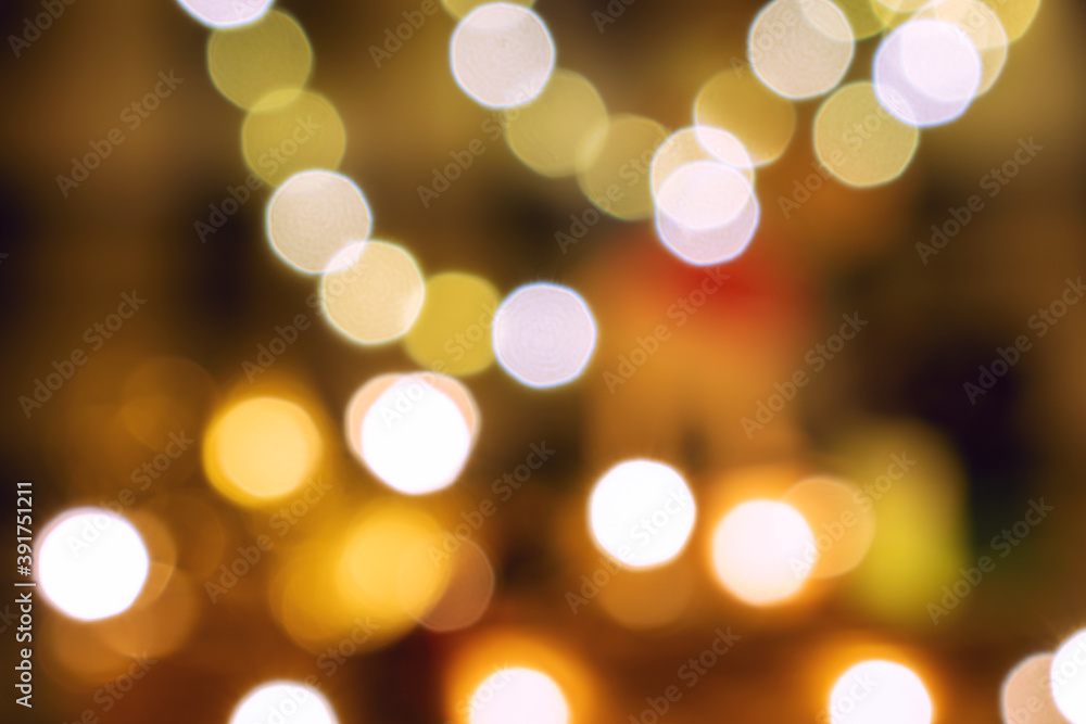 Blurry Christmas lights. Bright festive background for creative ideas. Blurry Christmas lights. Bright festive background for creative ideas.