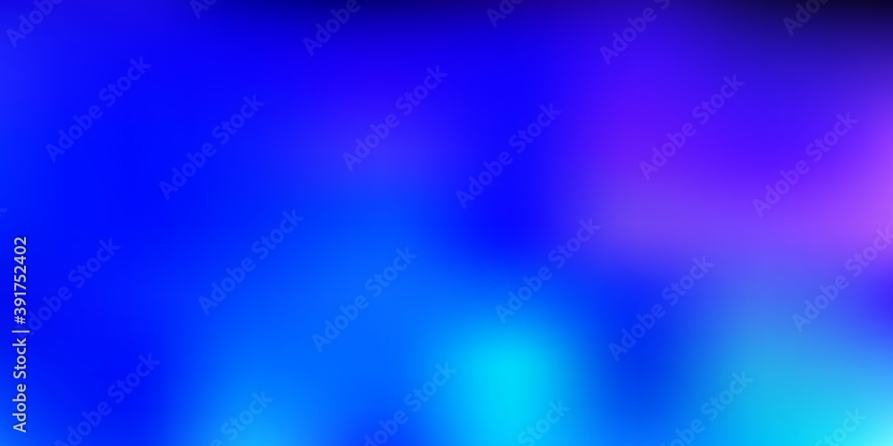 Naklejka premium Dark pink, blue vector gradient blur drawing.