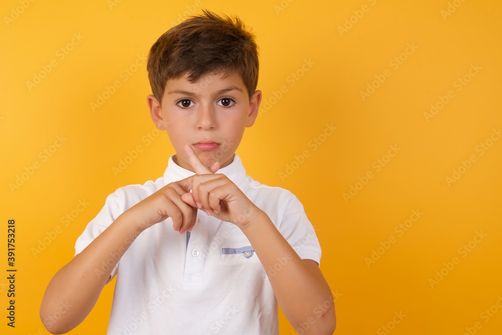 MODEL has rejection angry expression crossing fingers doing negative sign. MODEL has rejection angry expression crossing fingers doing negative sign.