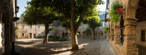 Fototapeta Naklejka Na Ścianę i Meble -  Place intérieure ancienne à Saint-Geniez-d'Olt, France