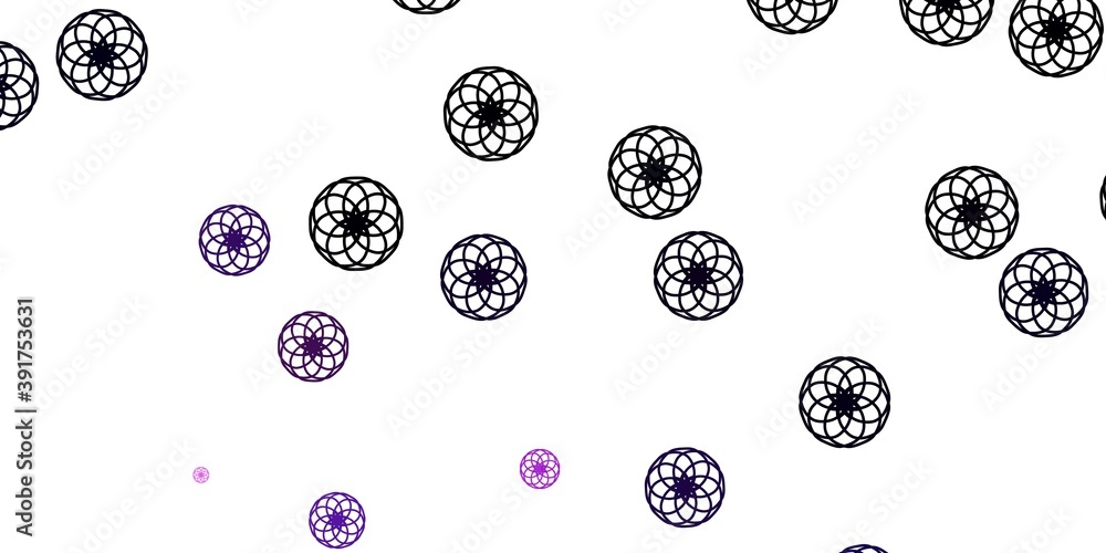 Light Purple vector backdrop with dots. Light Purple vector backdrop with dots.