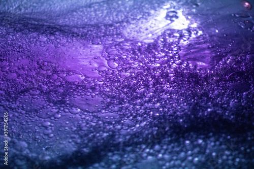 Colorful bubbles of water in a jacuzzi