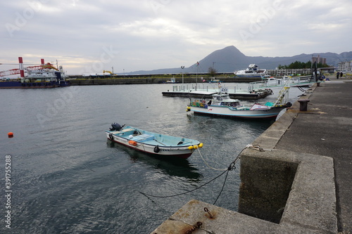 boats in the harbor