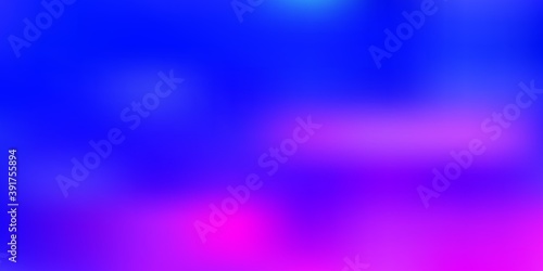 Light blue, red vector blurred layout.