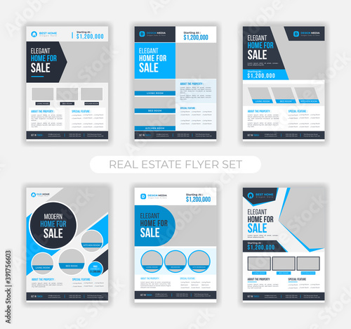 Real Estate Business Flyer Design Template