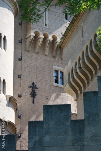 Castle Walls in Bajmóc, Slovakia