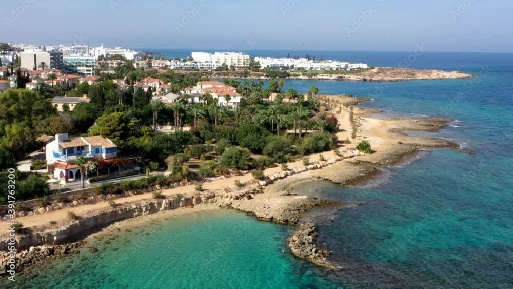 Aerial view of the beaches, Aerial view of hotels, airview of resort ad of seashore Aerial view of the beaches, Aerial view of hotels, airview of resort ad of seashore