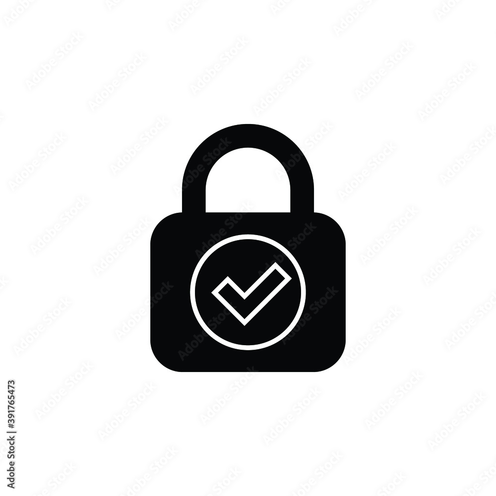 Lock icon vector illustration Lock icon vector illustration