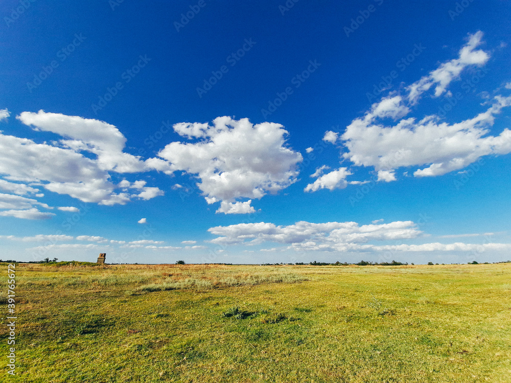 Obraz premium field and sky