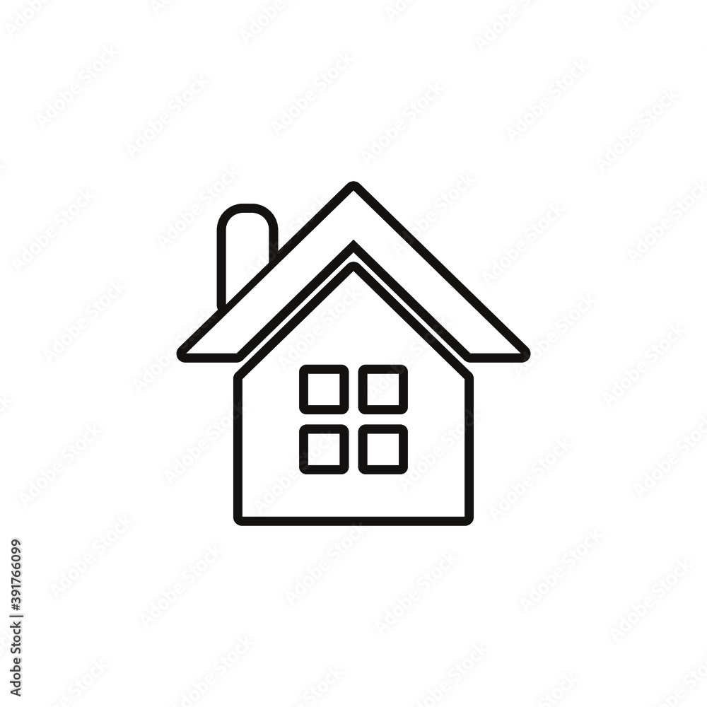 house icon isolated on white house icon isolated on white