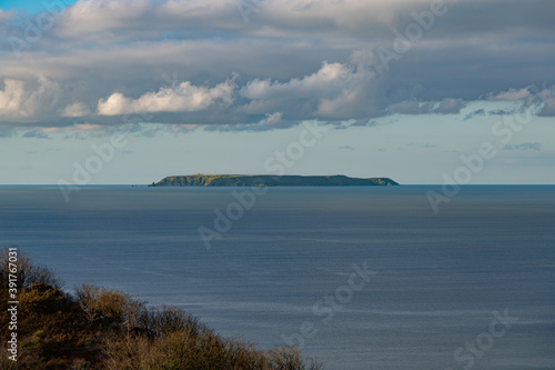 Lundy Island off the South West coast of England, in autumn