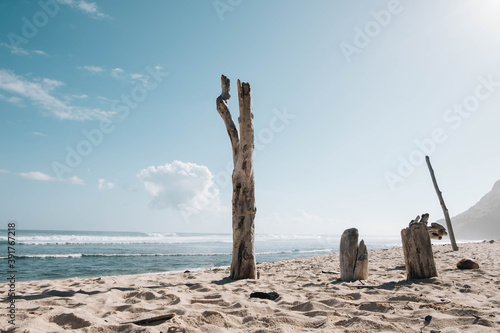 the view from Nyang Nyang Beach in Bali, Indonesia