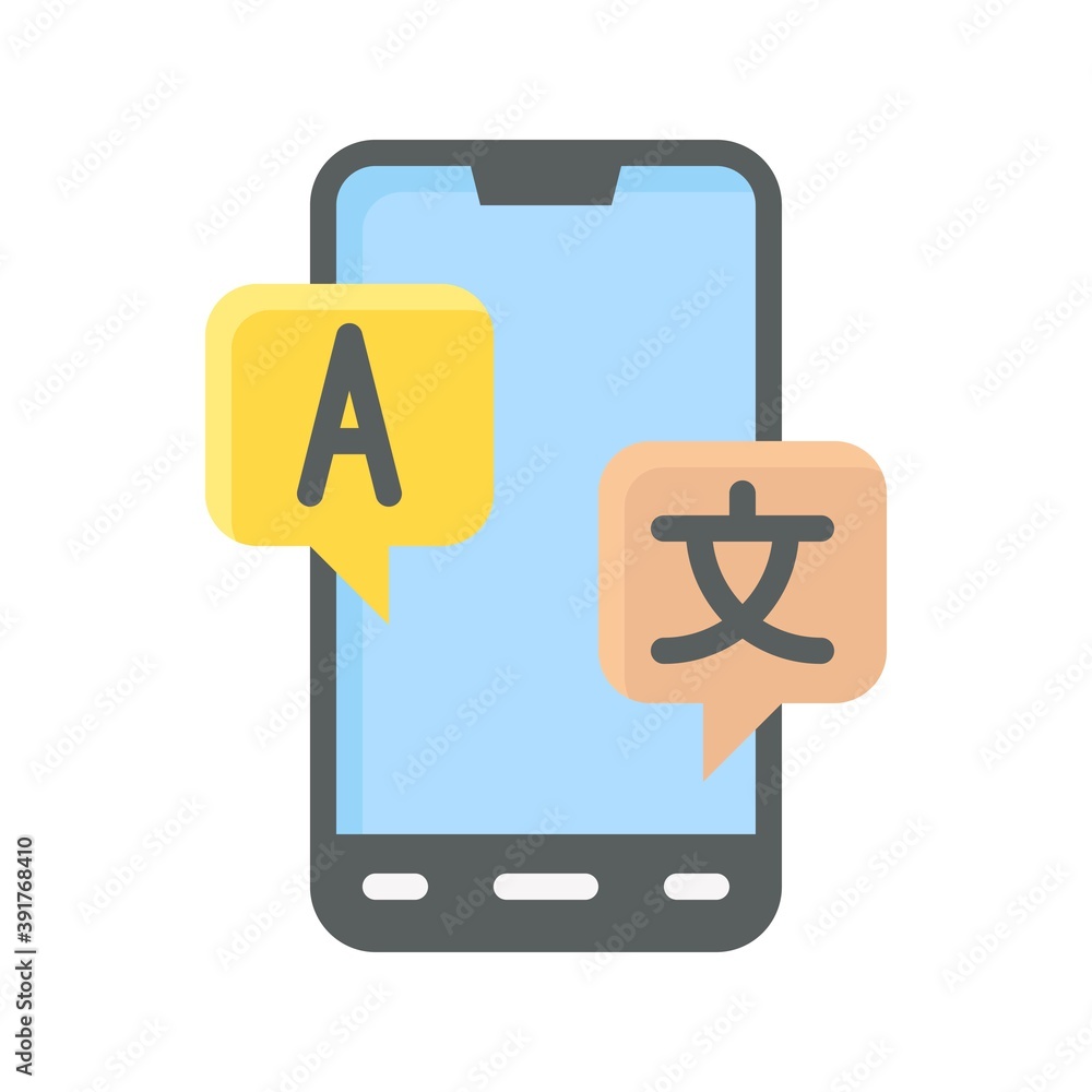 high school related mobile phone with buttons and popups vectors in flat style, high school related mobile phone with buttons and popups vectors in flat style,