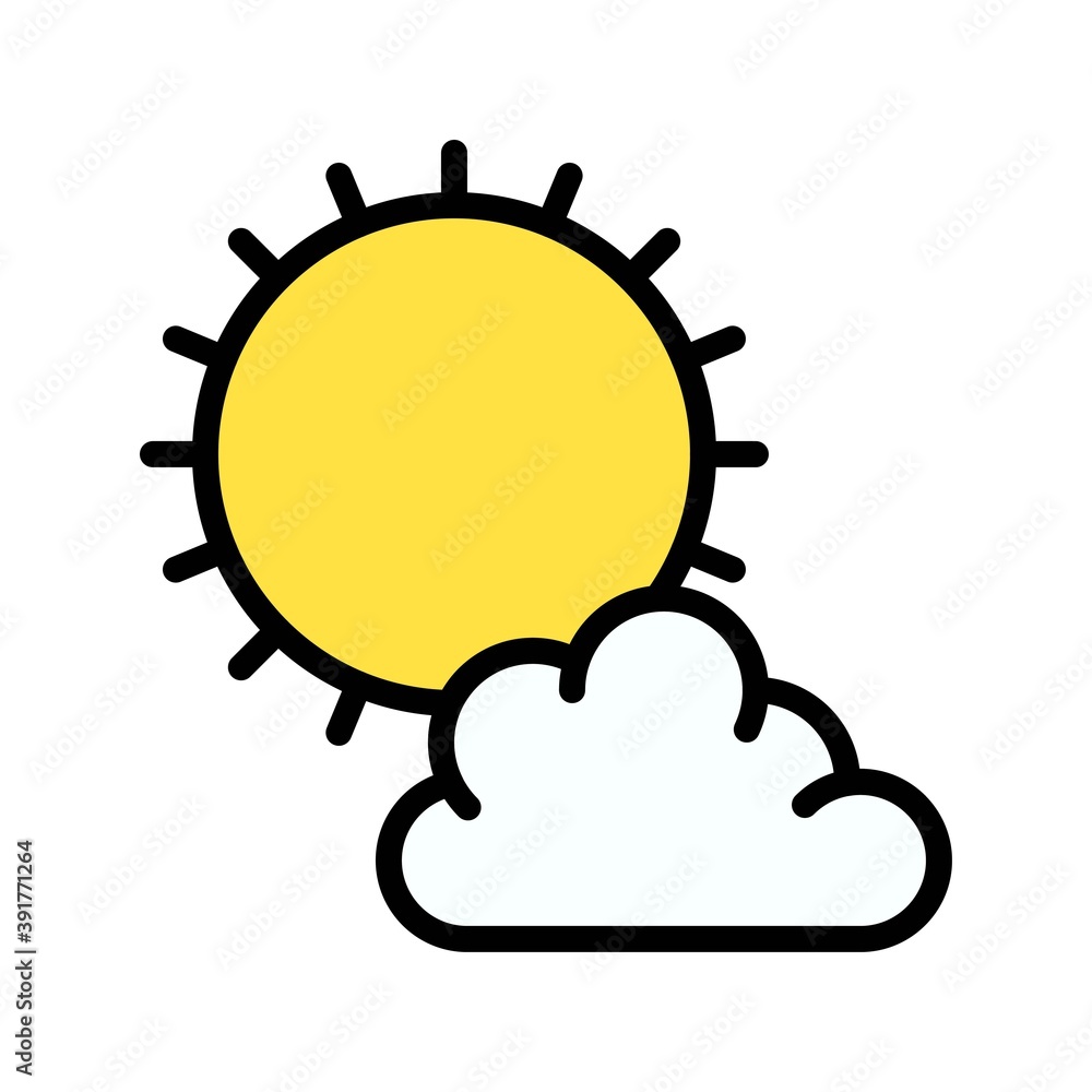 dia de los or muertos related muertos clouds with sun vector with editable stroke, dia de los or muertos related muertos clouds with sun vector with editable stroke,