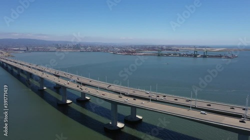 Wallpaper Mural San Francisco – Oakland Bay Bridge California Drone View Torontodigital.ca