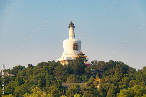 Stupa du parc Beihai à Pékin, Chine