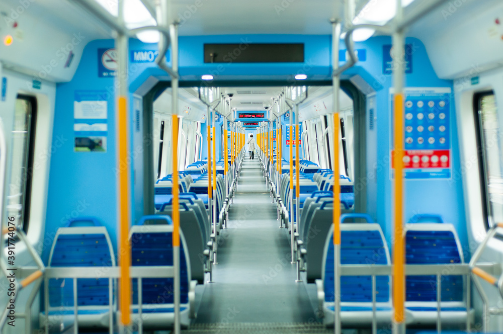 Fototapeta premium interior of a train