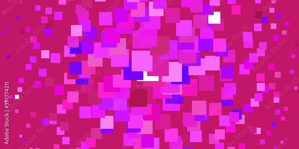 Light Purple, Pink vector pattern in square style. Light Purple, Pink vector pattern in square style.