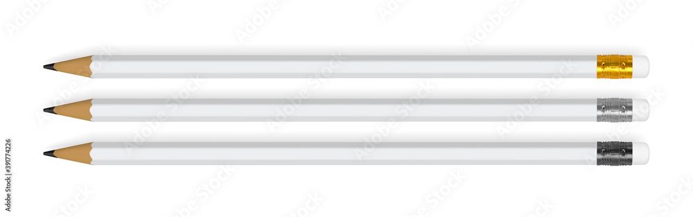 pencil isolated on white background mock up pencil isolated on white background mock up