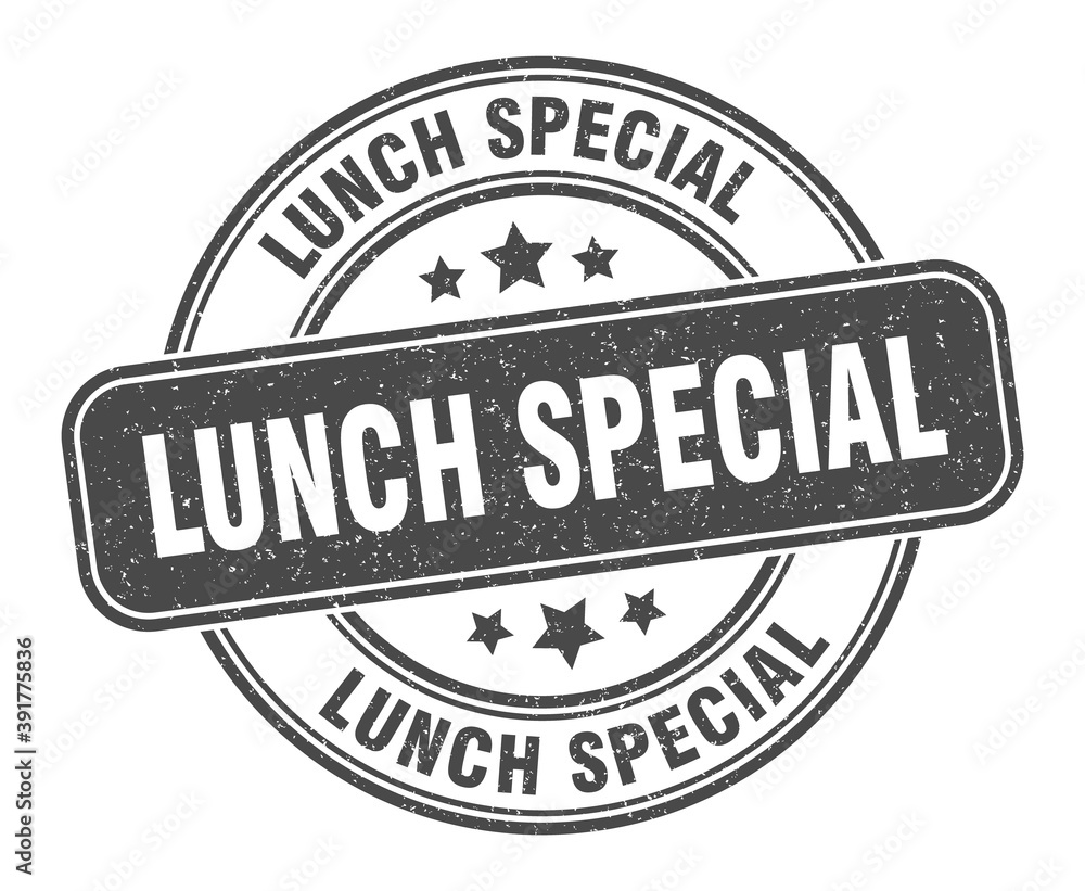 Obraz premium lunch special stamp. lunch special label. round grunge sign