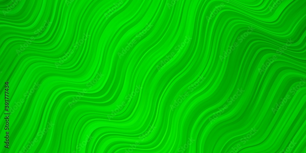 Light Green vector template with wry lines. Light Green vector template with wry lines.