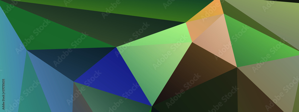 Fototapeta premium Abstract Color Polygon Background Design, Abstract Geometric Origami Style With Gradient. Presentation,Website, Backdrop, Cover,Banner,Pattern Template
