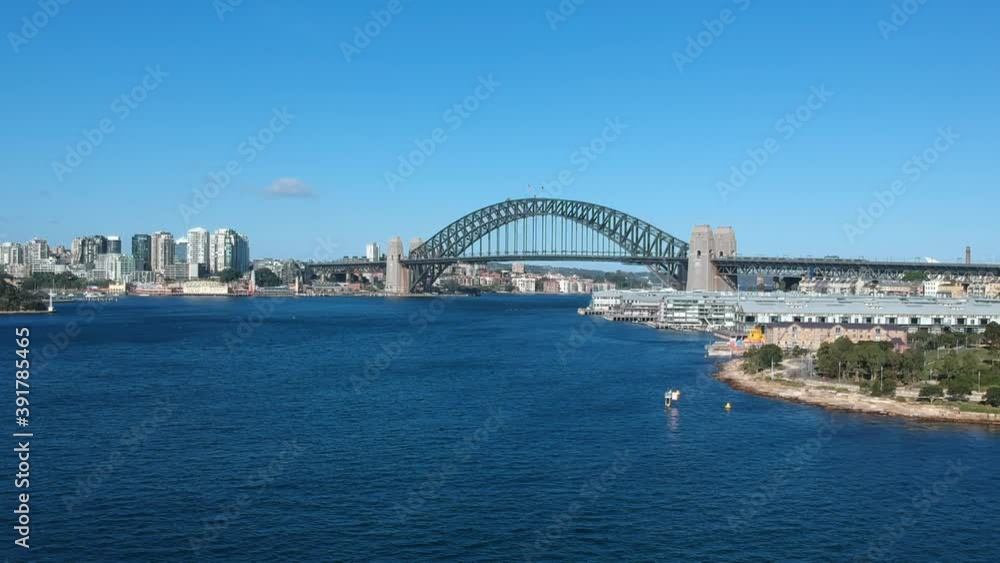 Panoramic Aerial views of Sydney Harbour with the bridge, CBD, North Sydney, Barangaroo, Lavender Bay and boats in view, Panoramic Aerial views of Sydney Harbour with the bridge, CBD, North Sydney, Barangaroo, Lavender Bay and boats in view,