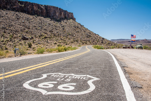 Route 66 historic road USA