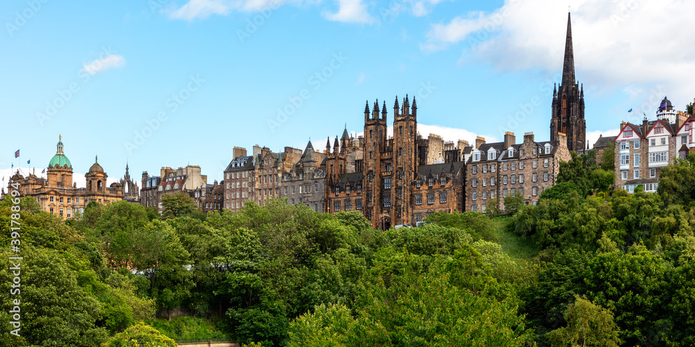 old town of Edinburgh, Scotland
