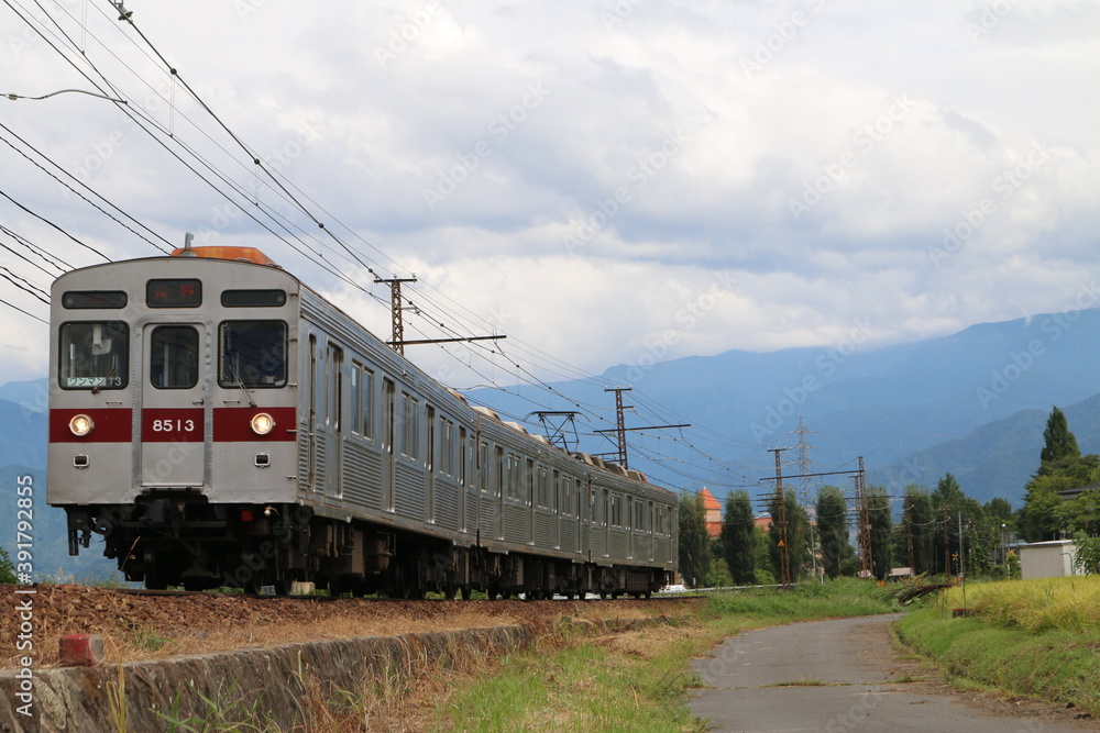 長野電鉄の電車