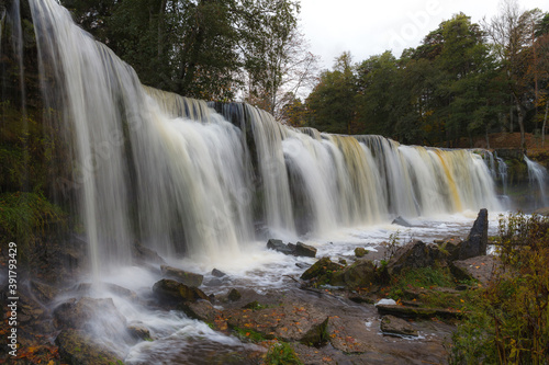 Keila waterfall  one of the most famous in Estonia