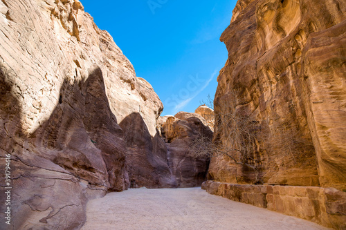 The Siq canyon, Petra, Jordan