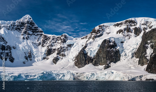 Mountains along the Neumayer Channel, Antarctic Peninsula, Antarctica