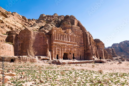 Φωτογραφία The Royal Rock tombs in Petra, the capital city of the Nabataeans, Jordan