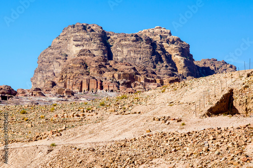 The Royal Rock tombs  Petra