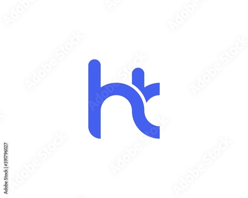 HT TH LETTER LOGO DESIGN VECTOR TEMPLATE. HT TH LOGO DESIGN.