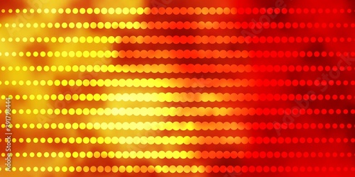 Light Orange vector backdrop with circles.