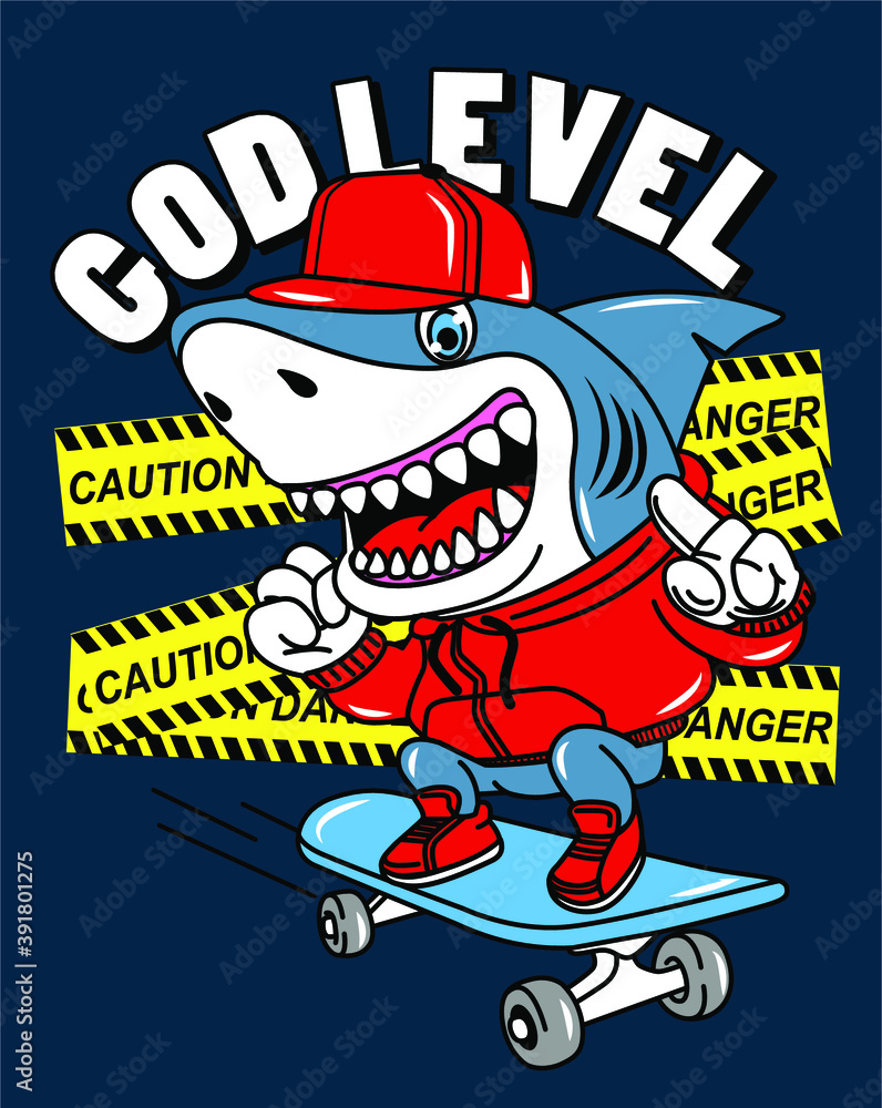 cool skate shark
