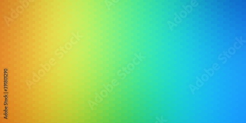 Light Blue, Yellow vector template in rectangles.