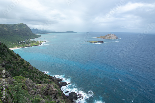 The Makapu'u region is the eastern most region of the island of O'ahu and offers various activities for locals and tourists alike. Visitors usually hike and sight see the beautiful views. photo