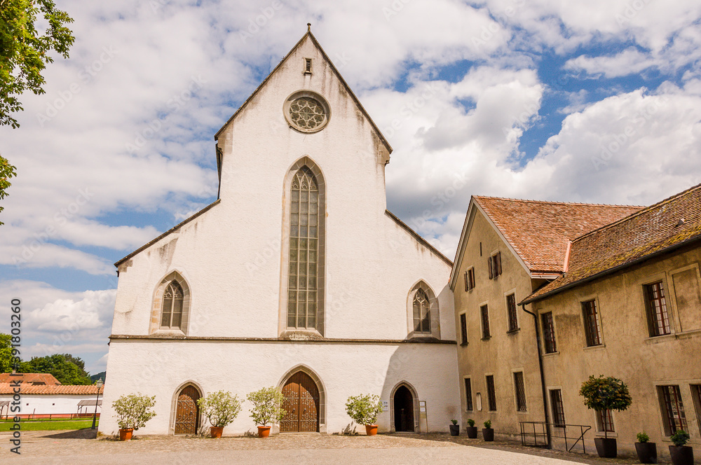 Windisch, Kloster, Königsfelden, Kirche, Park, Römer, Brunnen, Wanderweg, Aargau, Brugg, Rhein, Herbst, Schweiz