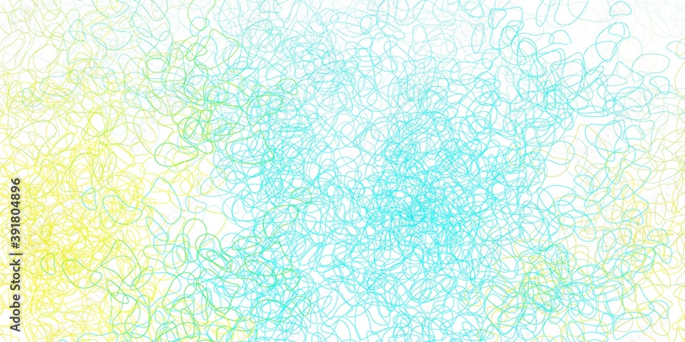 Light blue, yellow vector background with random forms. Light blue, yellow vector background with random forms.