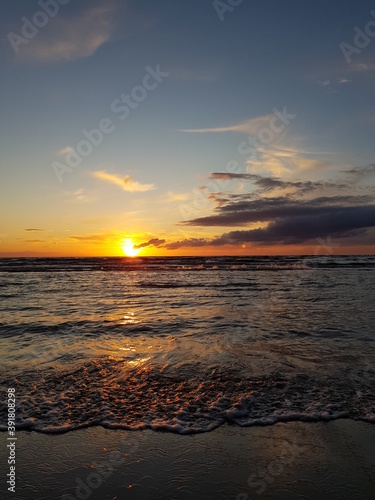 Sunset at Gulf of Finland in North coast of Estonia