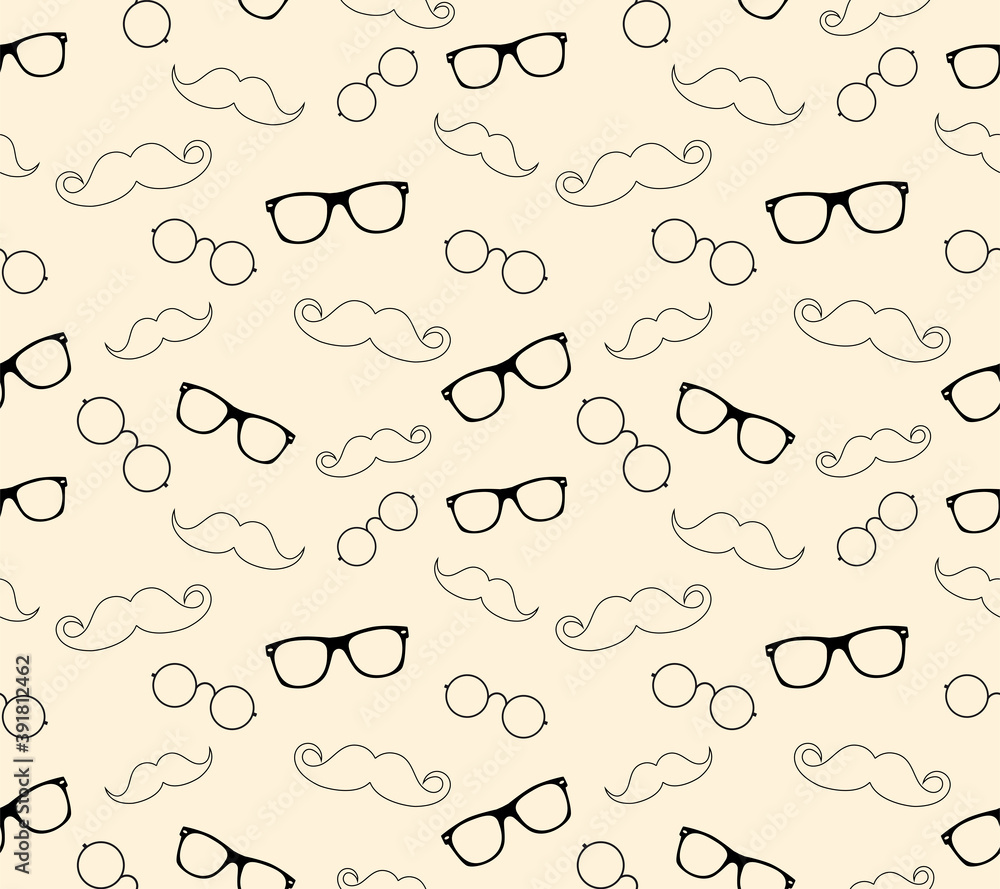 Geek face. Hipster style set bowtie, glasses and mustaches. vector abstract illustration background. Mens look Geek face. Hipster style set bowtie, glasses and mustaches. vector abstract illustration background. Mens look